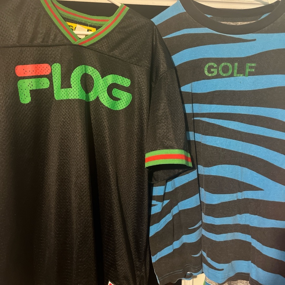 Golf Wang Black and Green Jersey